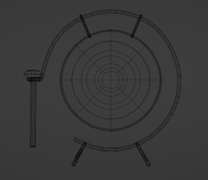 Gong wireframe